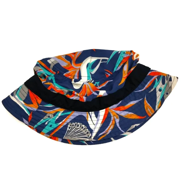 PATAGONIA Wavefarer Bucket Hat Piton Paradise Rare Birds of Paradise - Picture 6 of 9